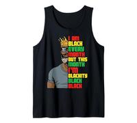 Soy Negro Todos los Meses, Pero Este Mes Soy Negro Bruh Negro Camiseta sin Mangas
