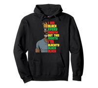 Soy Negro Todos los Meses, Pero Este Mes Soy Negro Bruh Negro Sudadera con Capucha