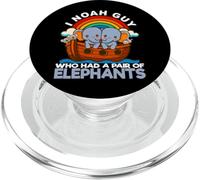 Soy Noé, el Chico Que tenía un par de Elefantes, Noah's Ark Religious PopSockets PopGrip para MagSafe