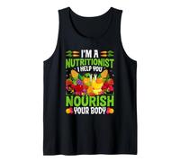 Soy nutricionista Te ayudo a nutrir tu Cuerpo Camiseta sin Mangas