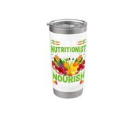 Soy nutricionista Te ayudo a nutrir tu cuerpo Vaso térmico de acero inoxidable de doble pared