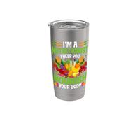 Soy nutricionista Te ayudo a nutrir tu cuerpo Vaso térmico de acero inoxidable de doble pared