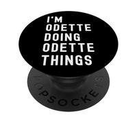 Soy Odette Haciendo Cosas de Odette PopSockets PopGrip Adhesivo