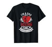 Soy padre y entrenador de boxeo Boxer Daddy Coaches Día del Padre Camiseta