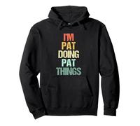 Soy Pat Doing Pat Things, un Nombre Divertido Que Dice un Nombre Genial, Pat Sudadera con Capucha
