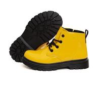 SOY PEPA Botas para Niños Tallas 25 a 37 | Botines con Cordoneras 4 Colores Negro, Azul, Rosa y Amarillo (Amarillo, Sistema tallas calzado EU, Niño (0-5 años), Números, mediano, 34)