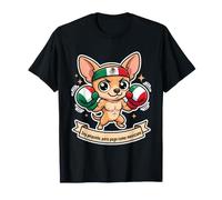 Soy Pequeño Pero Pego como Mexicano Chihuahua Boxeo Camiseta