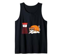 Soy Persian Cat Sushi Camiseta sin Mangas