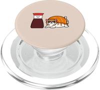 Soy Persian Cat Sushi PopSockets PopGrip para MagSafe