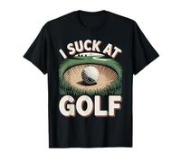 Soy pésimo en el Golf, Perdedor, Golf, papá, Divertido Golf Camiseta