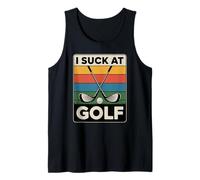 Soy pésimo en el Golf, Perdedor, Golf, papá, Divertido Golf Camiseta sin Mangas