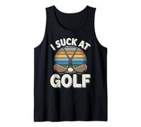 Soy pésimo en el Golf, Perdedor, Golf, papá, Divertido Golf Camiseta sin Mangas