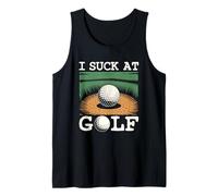 Soy pésimo en el Golf, Perdedor, Golf, papá, Divertido Golf Camiseta sin Mangas