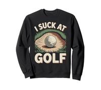 Soy pésimo en el Golf, Perdedor, Golf, papá, Divertido Golf Sudadera