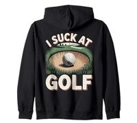 Soy pésimo en el Golf, Perdedor, Golf, papá, Divertido Golf Sudadera con Capucha