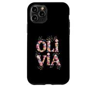Soy Primer Nombre Olivia Personalizado Girl Garden Reunion Mom Carcasa para iPhone 11 Pro