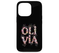 Soy Primer Nombre Olivia Personalizado Girl Garden Reunion Mom Carcasa para iPhone 13 Pro