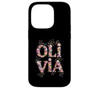 Soy Primer Nombre Olivia Personalizado Girl Garden Reunion Mom Carcasa para iPhone 14 Pro