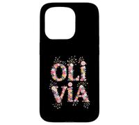 Soy Primer Nombre Olivia Personalizado Girl Garden Reunion Mom Carcasa para iPhone 15 Pro