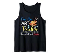 Soy Profesor de Arte, Igual Que un Profesor Normal, Excepto más Cool Camiseta sin Mangas