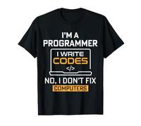 Soy Programador, escribo código, convierto el café en código Camiseta gráfica económica