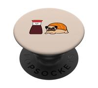 Soy Pug Sushi PopSockets PopGrip Adhesivo