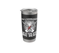 Soy radiólogo Soy amable Radiología Radiólogo favorito Vaso térmico de acero inoxidable de doble pared