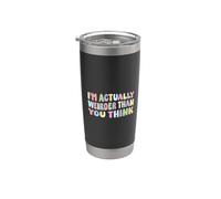 Soy realmente más raro de lo que piensas gracioso diciendo sarcástico Vaso térmico de acero inoxidable de doble pared