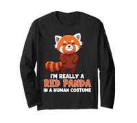 Soy realmente un panda rojo en un traje humano Manga Larga