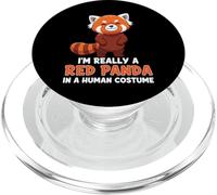 Soy realmente un panda rojo en un traje humano PopSockets PopGrip para MagSafe