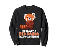 Soy realmente un panda rojo en un traje humano Sudadera