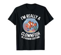 Soy Realmente un pez Payaso en un Disfraz Humano Humor Divertido de Pescado Camiseta