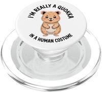 Soy Realmente Un Quokka En Un Traje Humano PopSockets PopGrip para MagSafe