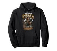 Soy Realmente Una Amputación Pirata Amputación Prótesis Brazo Pierna Amputado Sudadera con Capucha