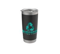 Soy Reciclado Calentamiento Global Medio Ambiente Día de la Tierra Vaso térmico de acero inoxidable de doble pared