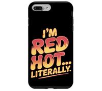 Soy Red Hot Literalmente Quemadura de Sol Carcasa para iPhone 7 Plus/8 Plus