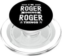 Soy Roger Haciendo Cosas de Roger PopSockets PopGrip para MagSafe