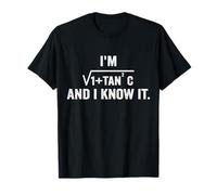 Soy Sec C y lo sé Trigonometría Fórmula Matemáticas Humor Camiseta