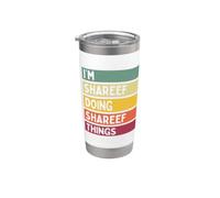 Soy Shareef Doing Shareef Things Cosas Divertida Cita Personalizada Vaso térmico de acero inoxidable de doble pared