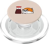 Soy Siamese Cat Sushi PopSockets PopGrip para MagSafe