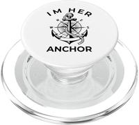 Soy su brújula y soy su ancla a juego Crucero para parejas PopSockets PopGrip para MagSafe