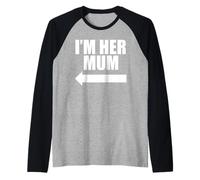 Soy su madre Camiseta Manga Raglan
