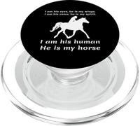 Soy Sus Ojos Él Es Mis Alas Yo Soy Su Humano Él Es Mi Caballo PopSockets PopGrip para MagSafe