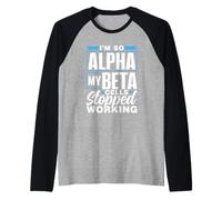 Soy Tan Alfa Que Mis Células Beta Tipo Diabéticos Diabetes Camiseta Manga Raglan