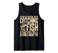 Soy Tan Bueno para atrapar Peces Divertido Pescador Pesca Camiseta sin Mangas
