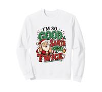 Soy Tan Bueno Que Papá Noel llegó Dos Veces, Divertida Navidad con Doble Significado Sudadera