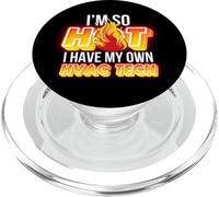 Soy Tan Caliente Tengo mi Propia tecnología HVAC PopSockets PopGrip para MagSafe