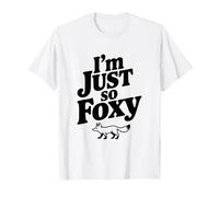 Soy Tan Foxy Cute Fox Funny Animal Lovers Camiseta