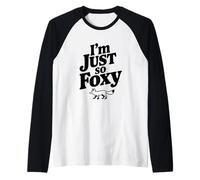 Soy Tan Foxy Cute Fox Funny Animal Lovers Camiseta Manga Raglan