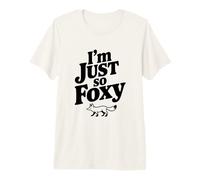 Soy Tan Foxy Cute Fox Funny Animal Lovers Camiseta Premium